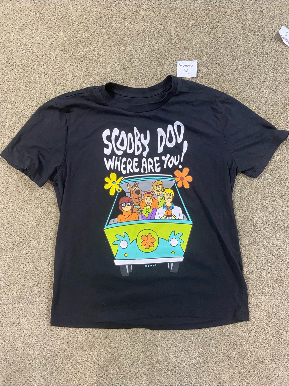 Scooby-Doo 'Where Are You' Black Graphic Tee - Women's